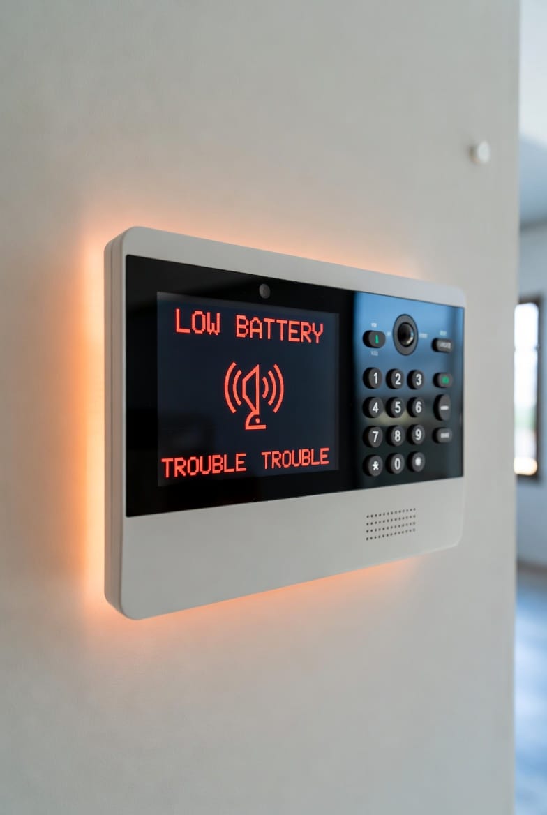 The Security System Chirping: Low Battery and Trouble Alerts