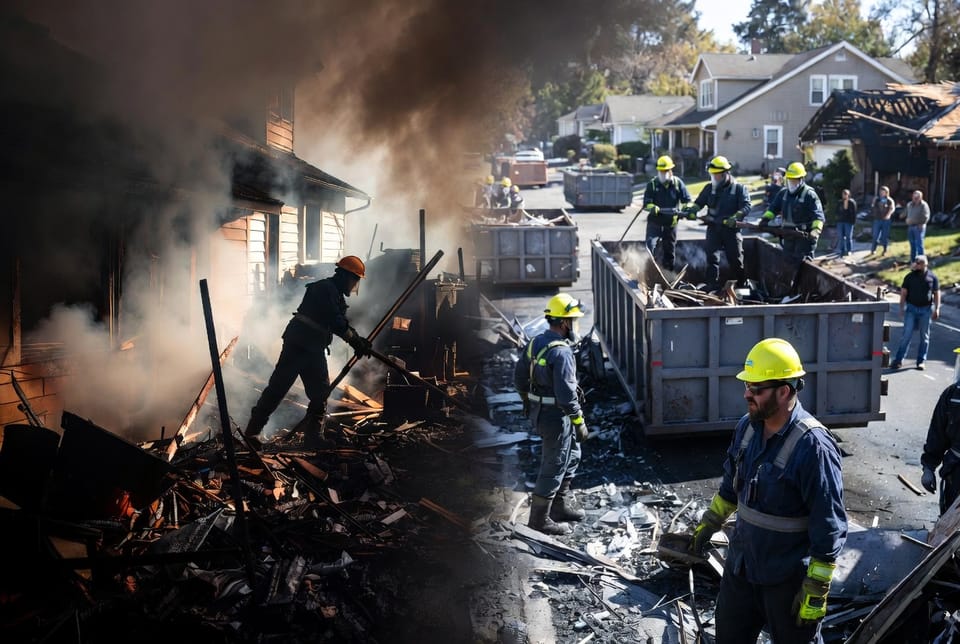 The Disaster Cleanup Dumpster: Rapid Response After Fires and Floods
