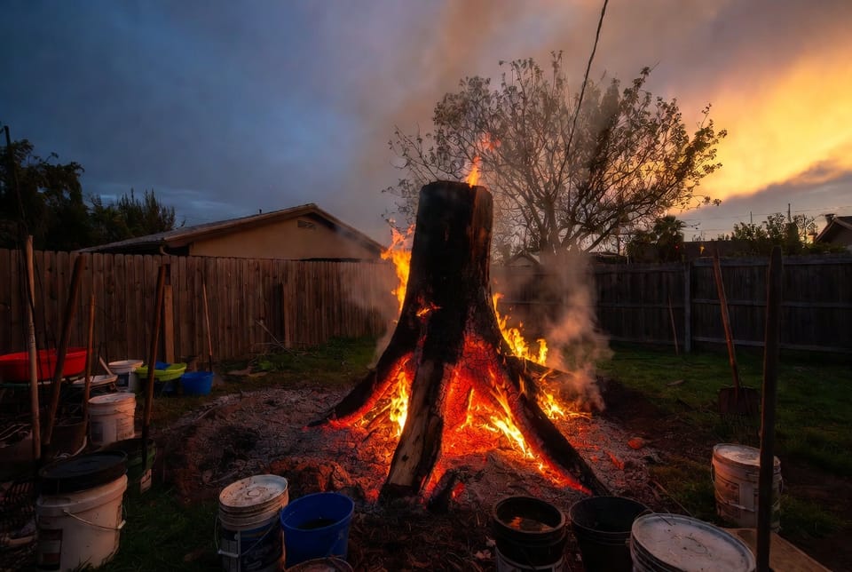 The Tree Stump Burning: Safe and Legal Considerations for Removal