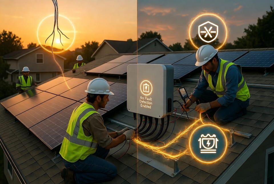 The Solar Panel Fire Safety: Mitigating DC Arc Fault Risks