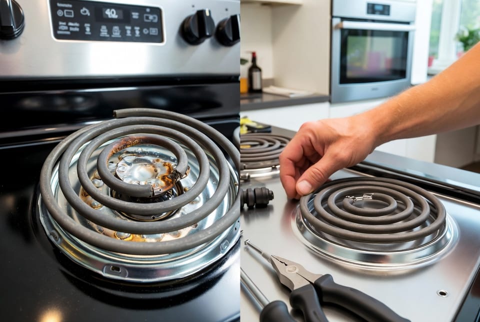 The Range Surface Element: Replacing a Burned-Out Stovetop Coil
