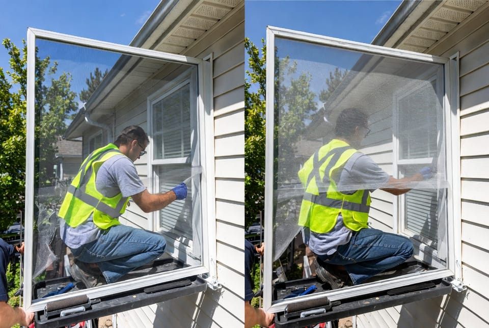 The Window Insect Screen Frame: Aluminum vs. Fiberglass Repair