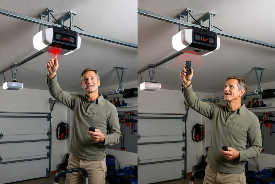 The Garage Door Opener Learn Button: Programming Multiple Remotes