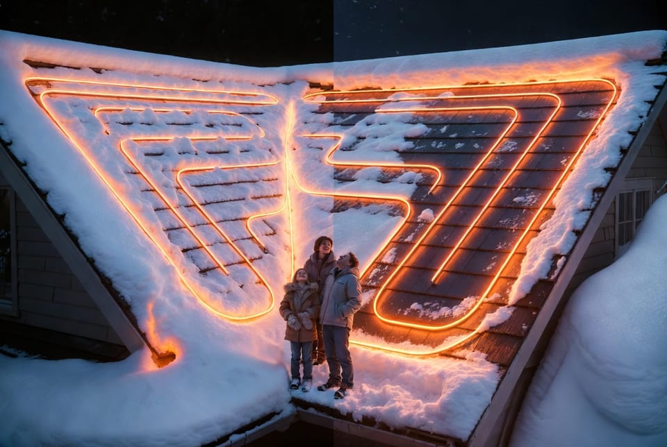 The Gutter Heat Tape Installation: Preventing Ice Dams with Electric Cables