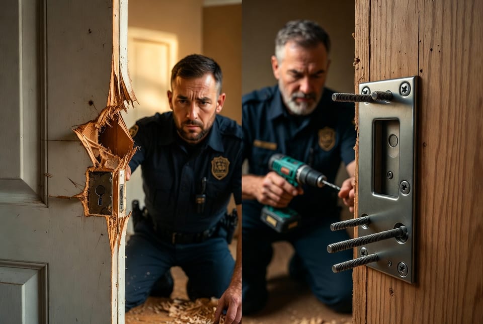 The Door Reinforcement Strike Plate: Strengthening Entry Points