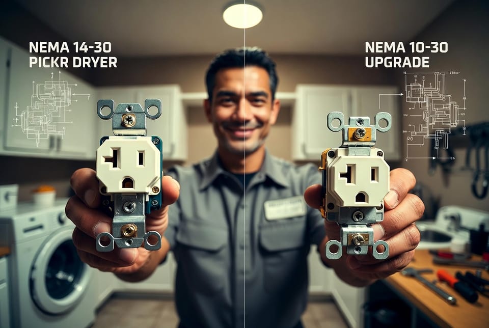The Clothes Dryer Outlet: NEMA 14-30 vs. Older 10-30 Receptacles