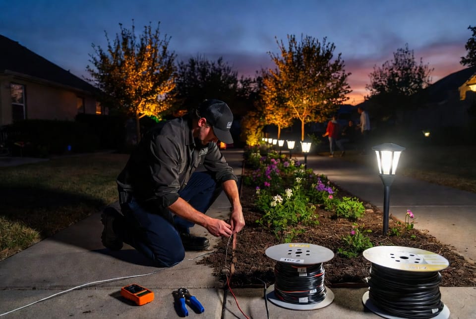 The Low-Voltage Landscape Wire: Sizing for Distance and Wattage