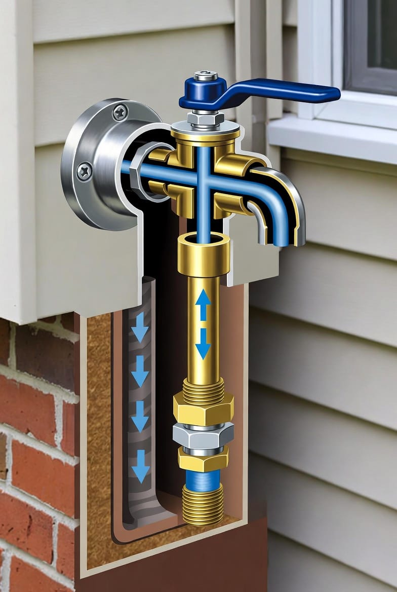 The Hose Bibb Replacement: Upgrading to Frost-Proof Sillcocks