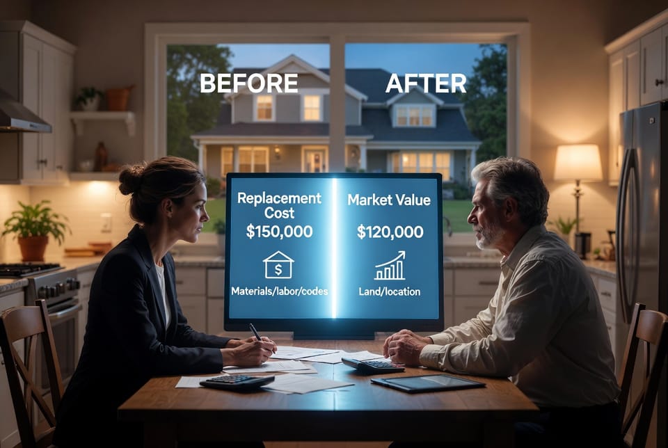 The Replacement Cost vs. Market Value: What Your Home is Really Insured For