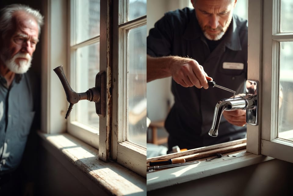 The Window Crank Handle: Replacement for Casement Windows