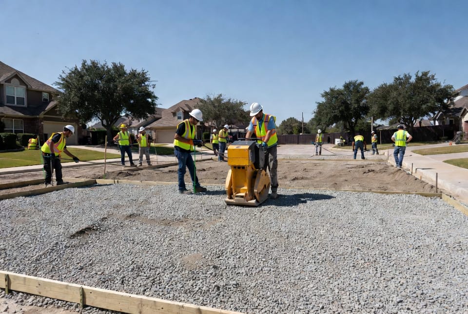 The Concrete Sand Base: Why Proper Subgrade Prevents Cracking
