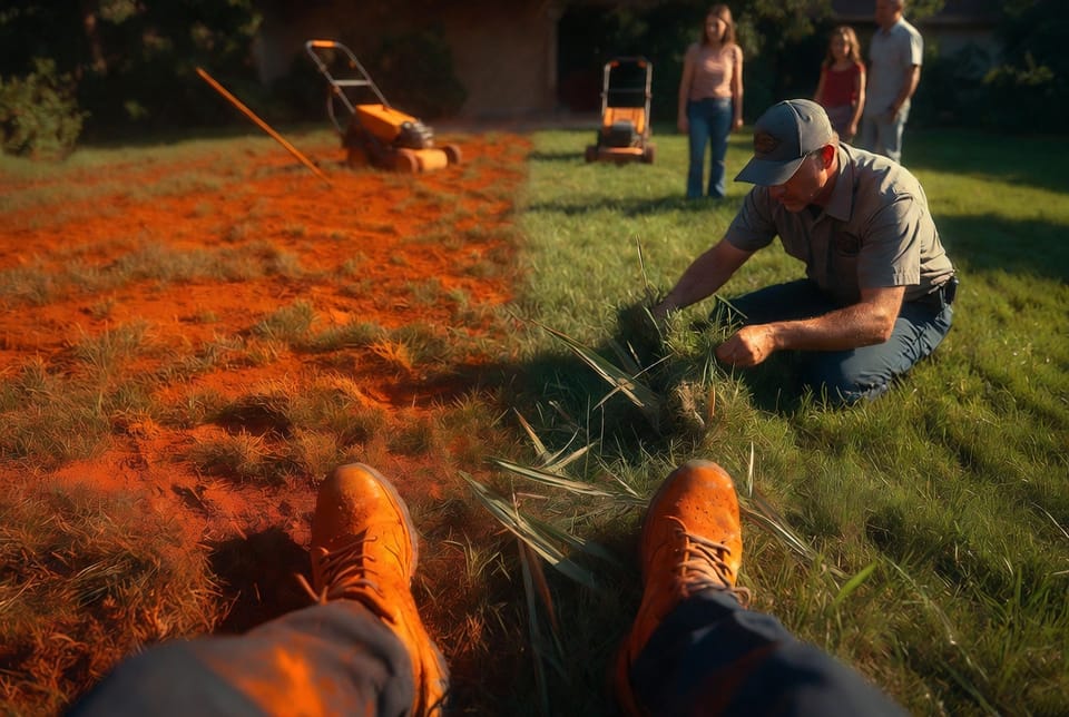 The Lawn Rust: Orange Powder on Grass Blades That Rubs Off