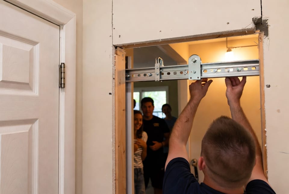 The Bathroom Pocket Door Hardware: Selecting Smooth-Glide Rollers and Tracks