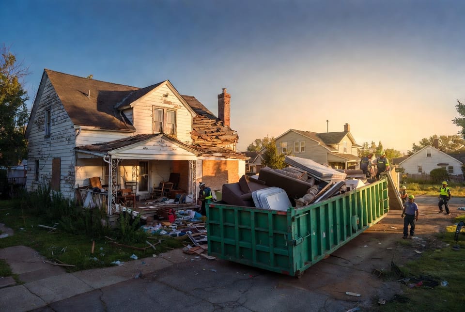 The Foreclosure Cleanup Dumpster: Preparing a Home for Sale