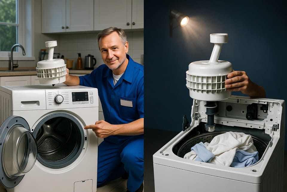 The Washing Machine Agitator: Not Spinning, Making Noise, or Wobbly