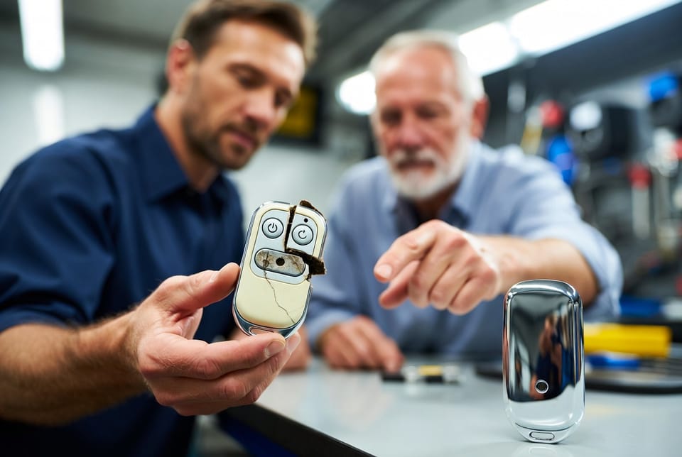 The Garage Door Opener Remote Case: Replacing a Broken Shell