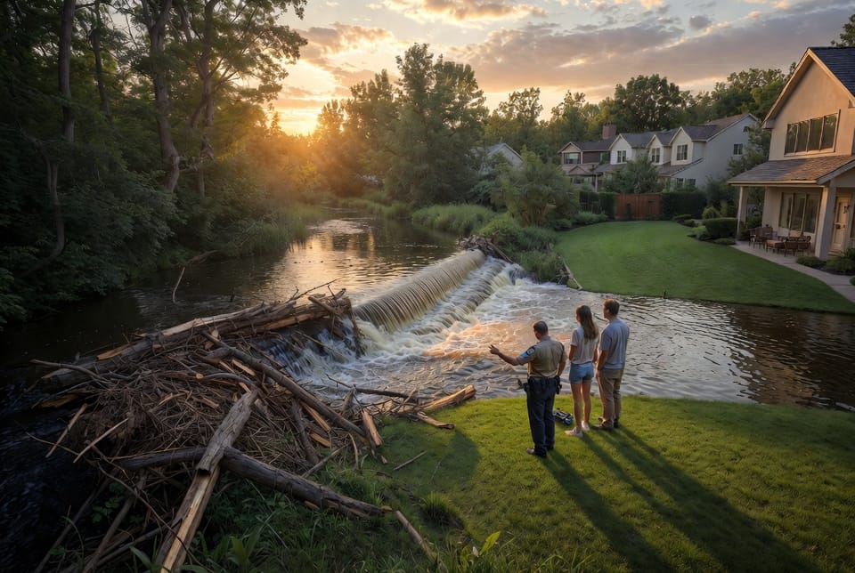 The Beaver Lodge: Managing Dams and Flooding on Residential Property