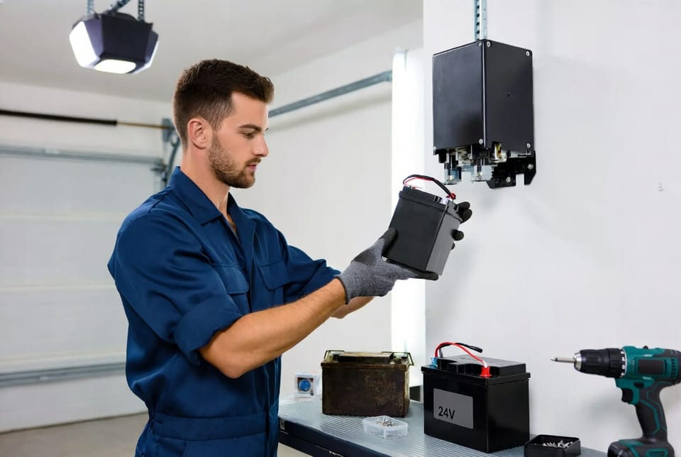 The Garage Door Opener Battery Replacement: 12V vs. 24V Batteries