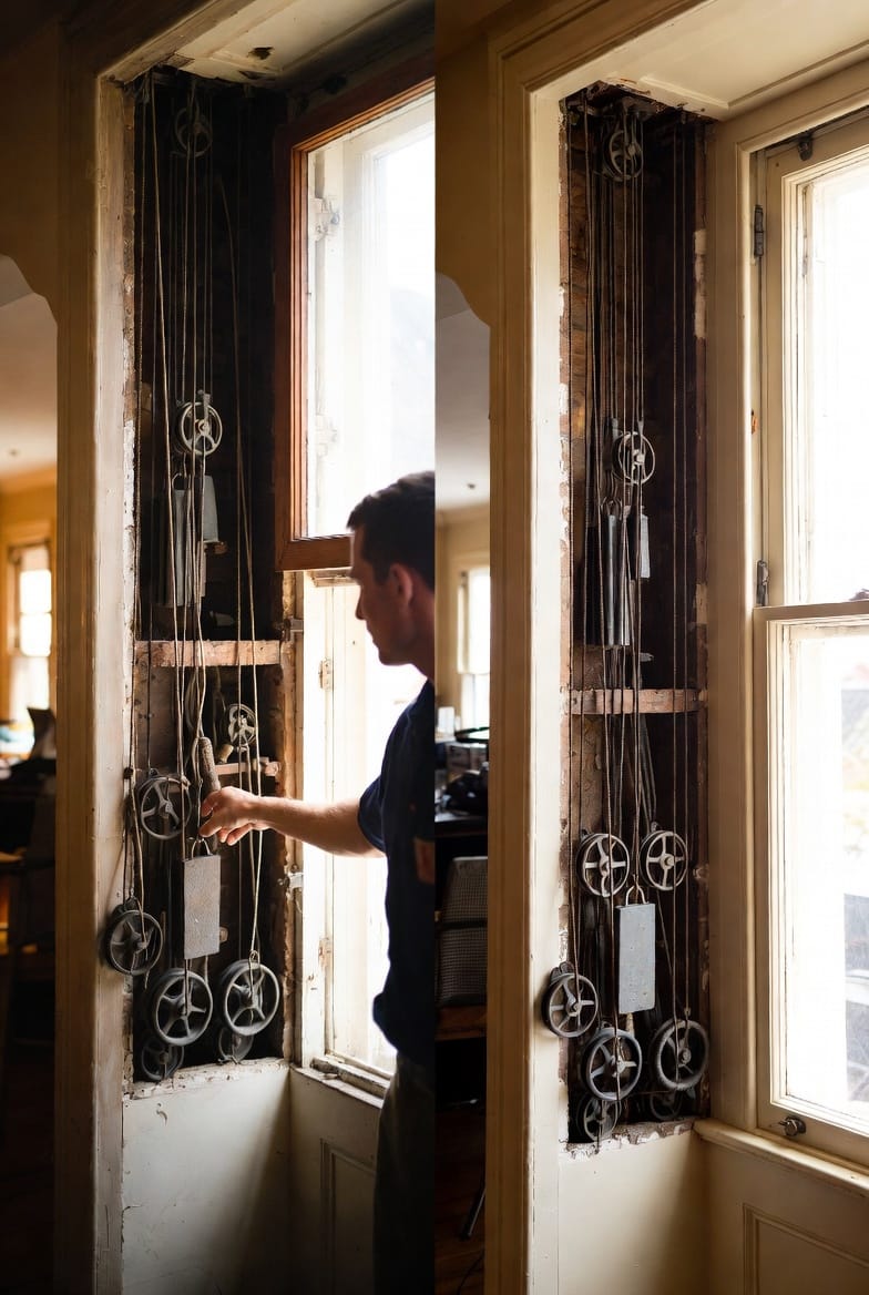 The Window Sash Weights: Traditional Counterbalance in Old Windows