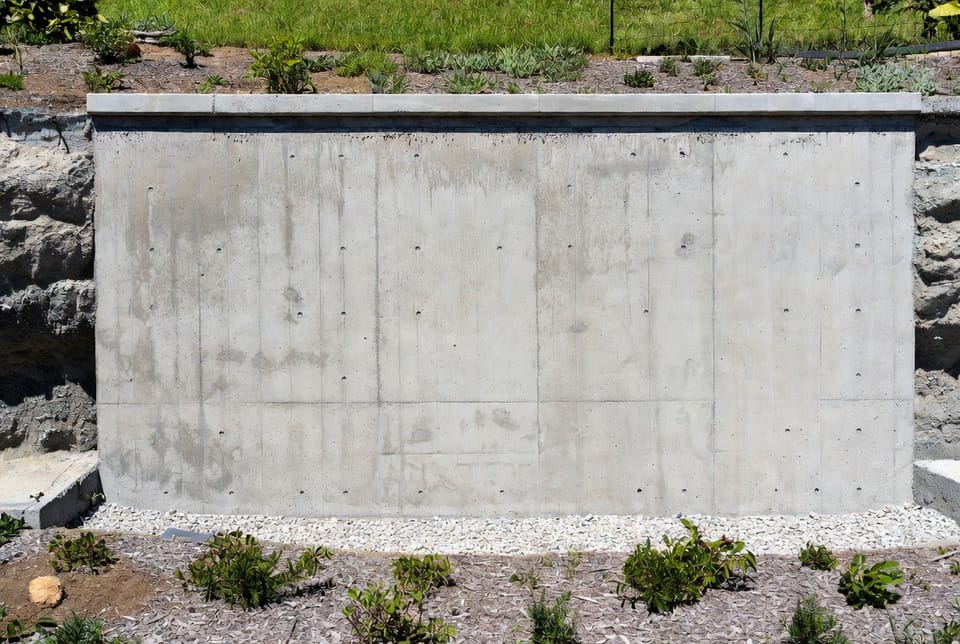 The Concrete Retaining Wall Drainage: Weep Holes and Gravel Backfill