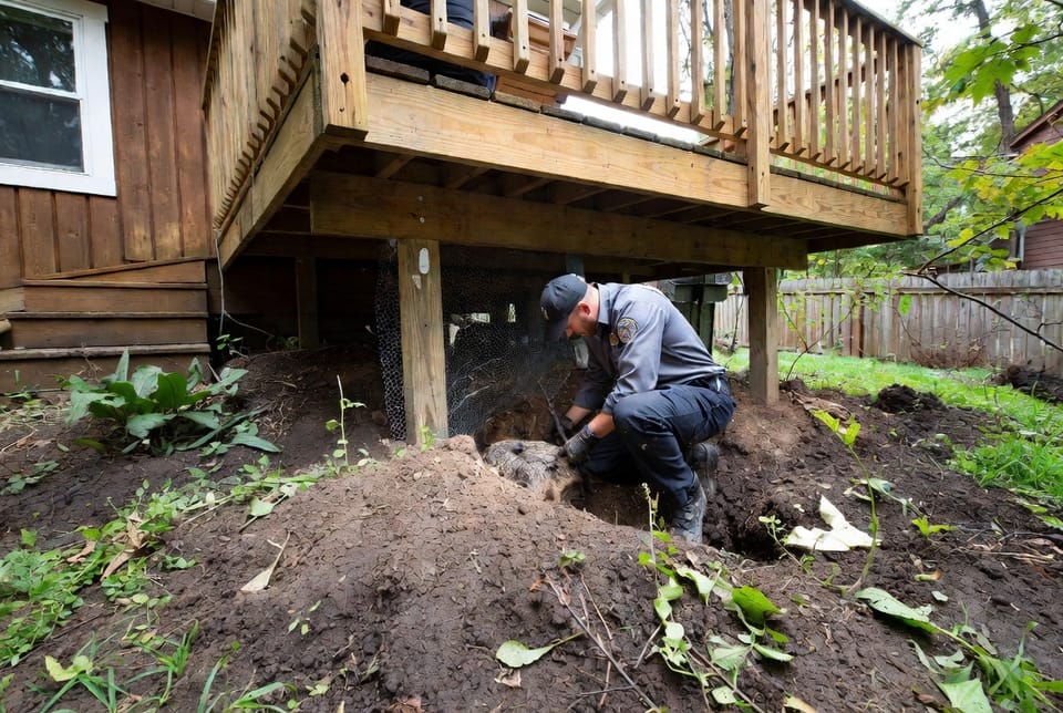 The Woodchuck Burrow: Managing Groundhogs Under Sheds and Decks