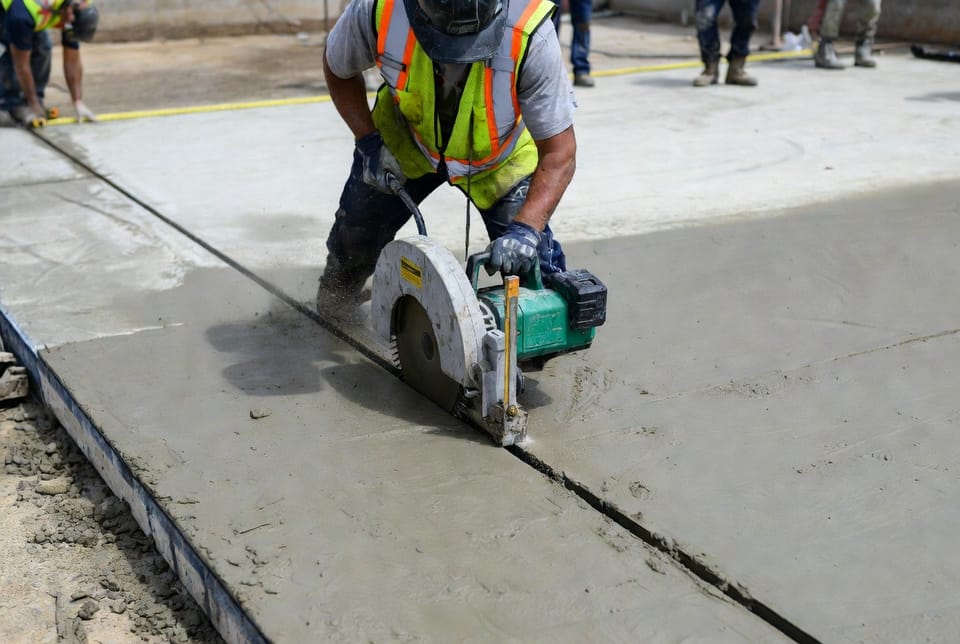 The Concrete Saw Cut Depth: How Deep Control Joints Should Be
