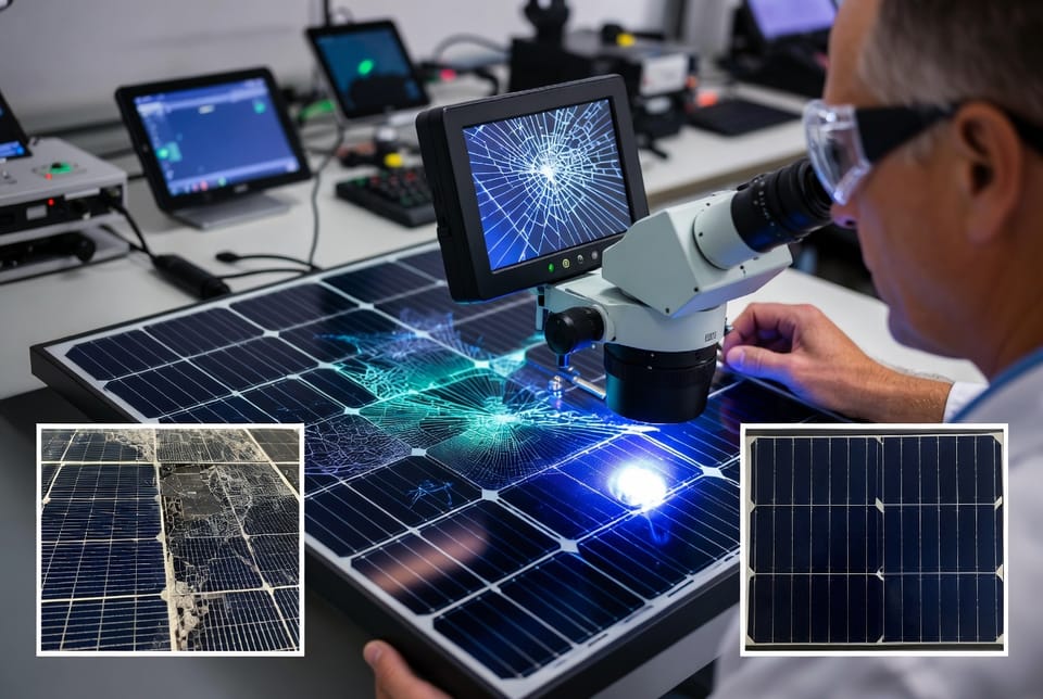The Solar Panel Micro-Cracks: Detection and Performance Impact