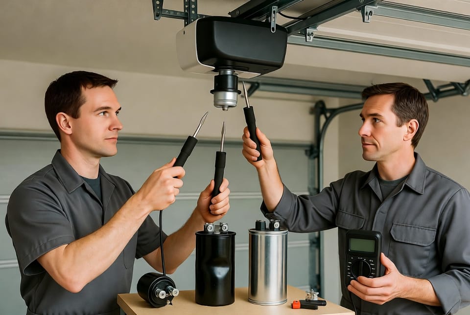 The Garage Door Opener Motor Capacitor: Why It Fails and How to Replace