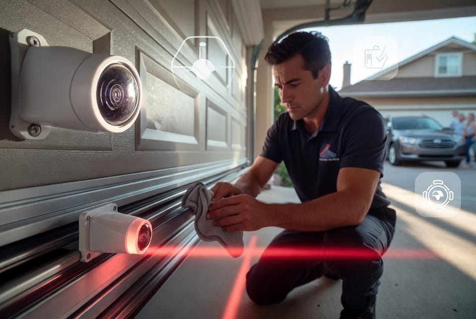 The Garage Door Opener Photo-Eye: Cleaning and Testing for Safety