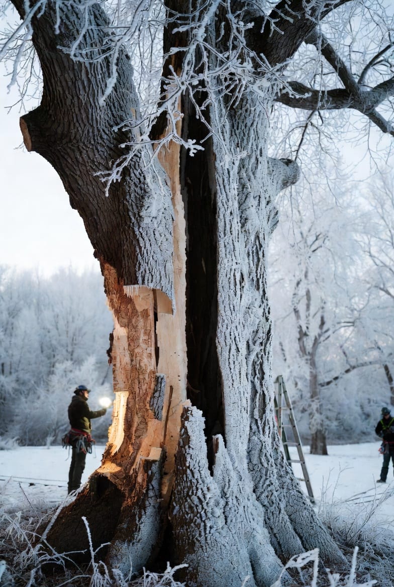 The Tree Frost Crack: Winter Damage and Treatment