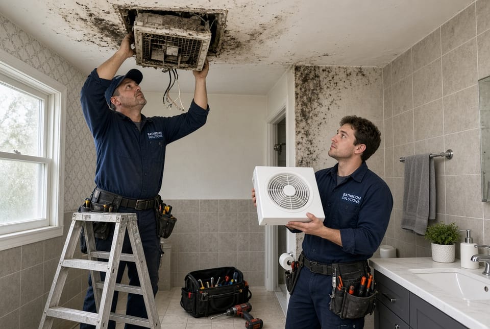 The Bathroom Exhaust Fan Replacement: Upgrading for Better Performance
