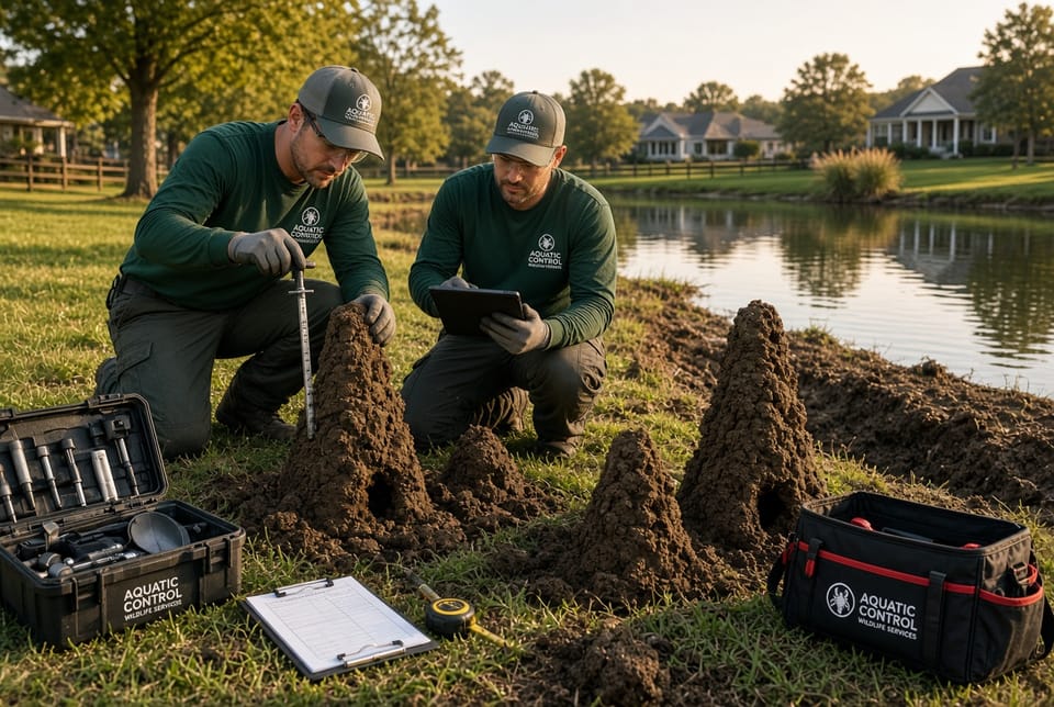 The Crayfish Burrow: Managing Aquatic Crustaceans on Property