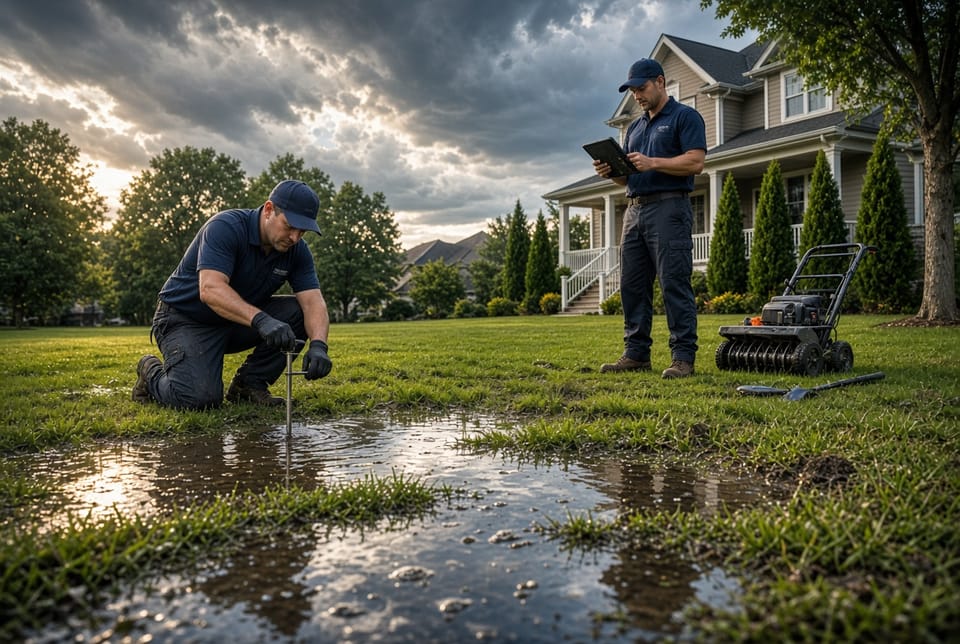 The Lawn Recovery After Heavy Rain: Drainage and Aeration
