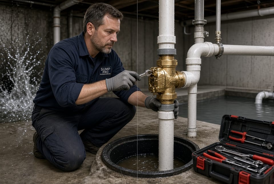 The Sump Pump Check Valve: Preventing Backflow and Cycling