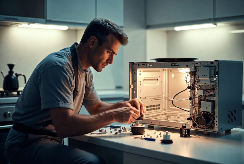 The Microwave Turntable Motor: Why the Plate Stops Turning