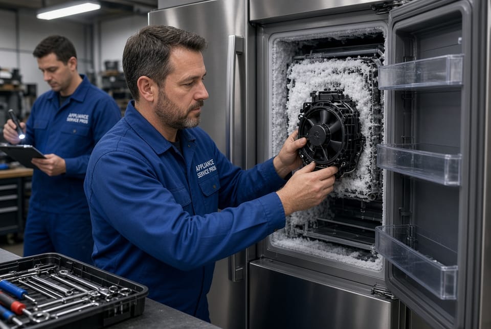 The Refrigerator Evaporator Fan Motor Noise: Chirping, Squealing, and Replacement