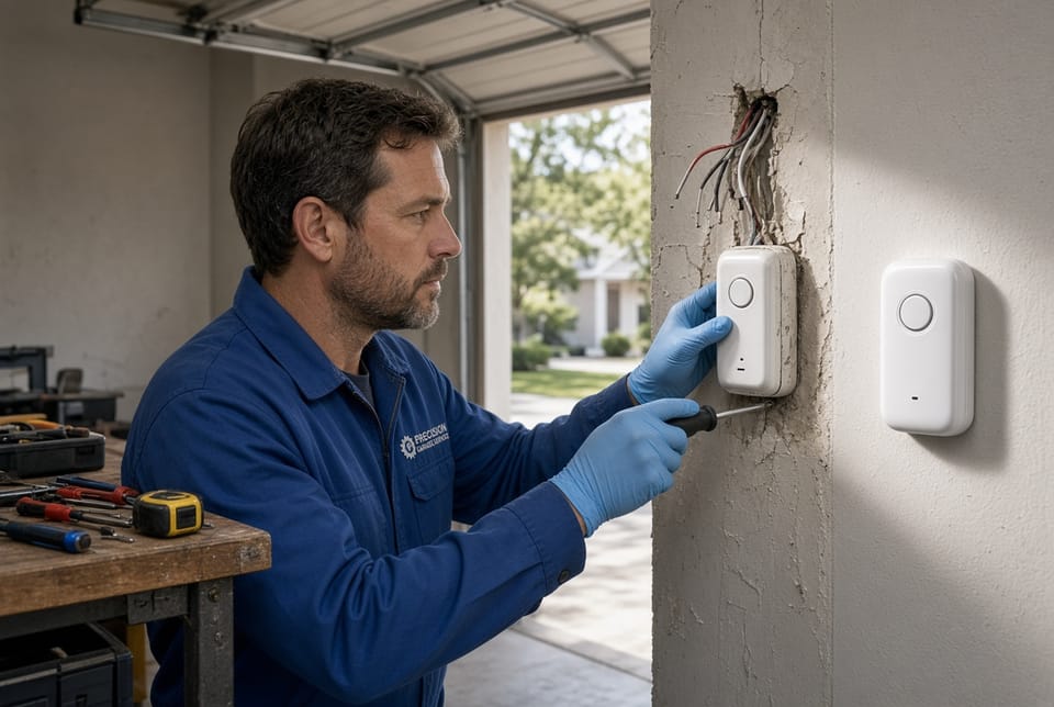 The Garage Door Opener Wall Button: Replacing a Faulty Control