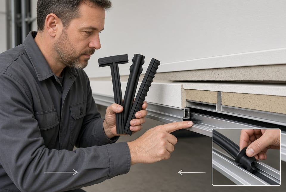 The Garage Door Weatherseal: Replacing Bottom Rubber