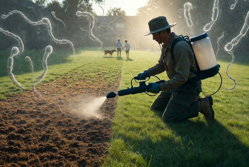 The Lawn Grub Control: Applying Nematodes for Natural Pest Management