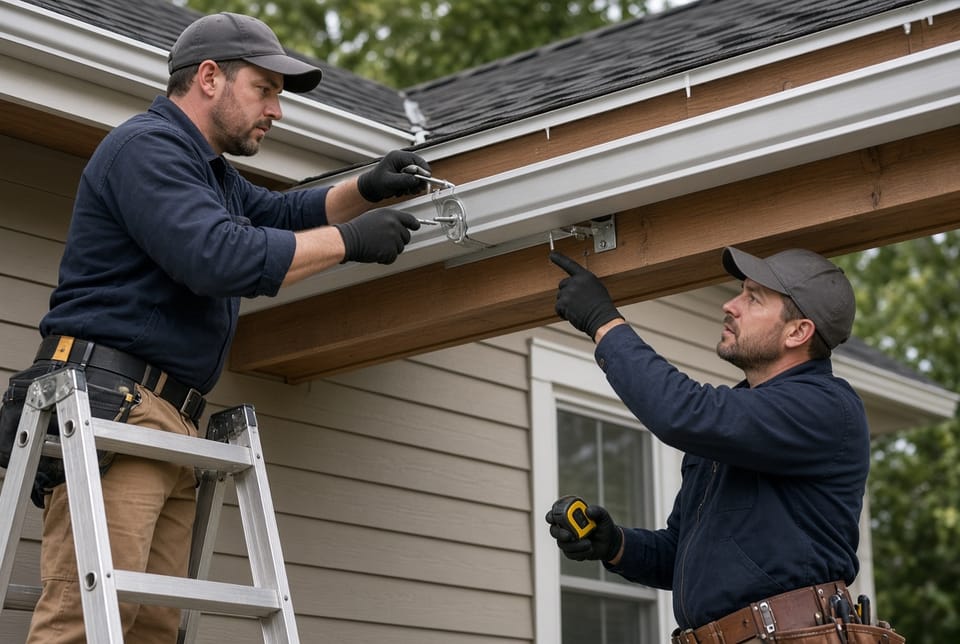 The Gutter Hanger Types: Hidden vs. Standard Hangers