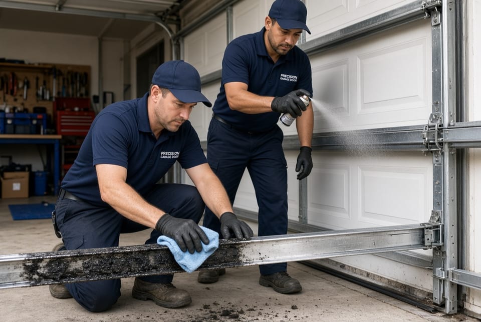 The Garage Door Track Cleaning: Removing Debris for Smooth Operation