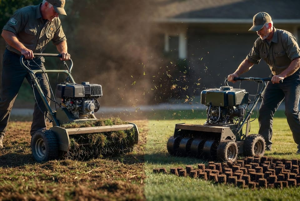 The Lawn Thatch Removal: Dethatching vs. Aeration