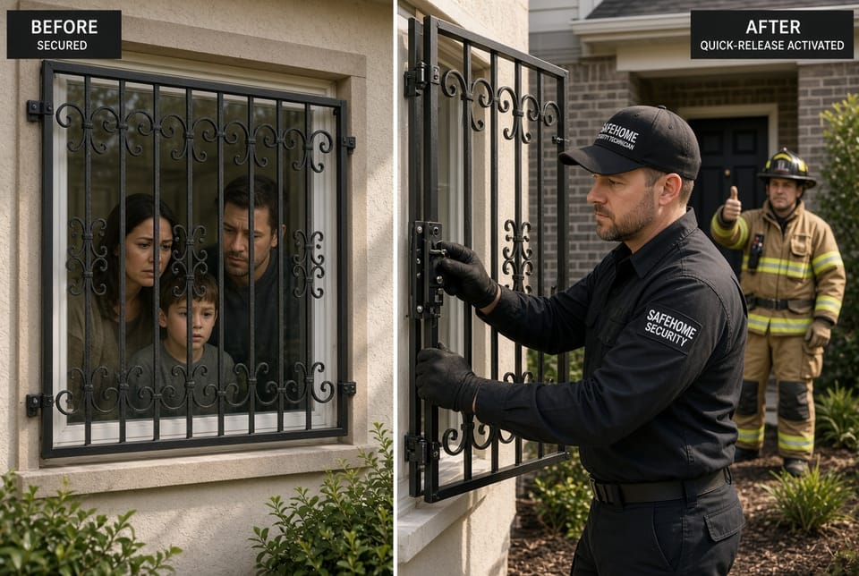 The Window Security Bars: Removing or Installing for Safety