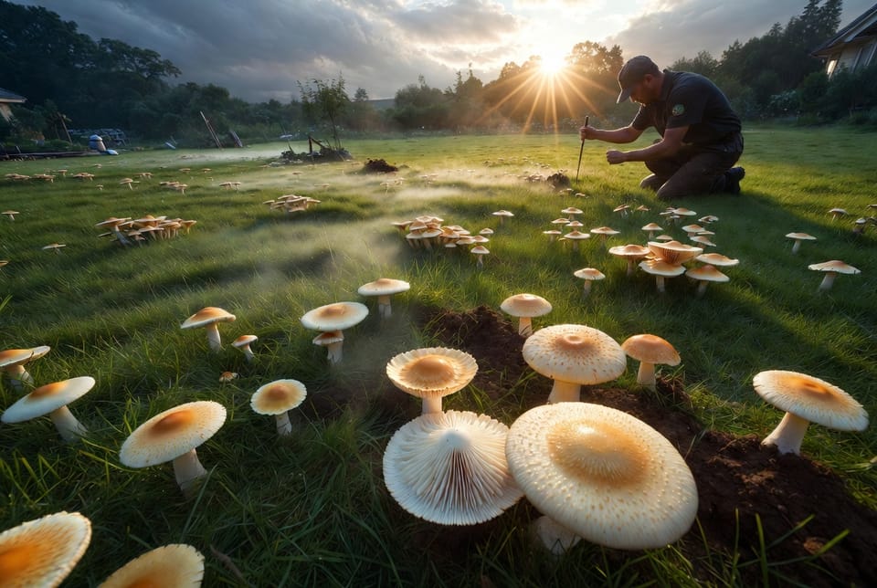 The Lawn Toadstools: Why They Appear and How to Manage