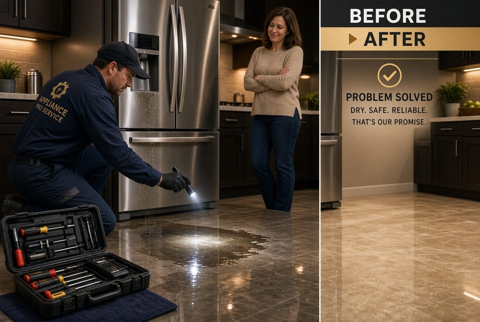 The Refrigerator Water Leak: Condensation vs. Supply Line vs. Drain