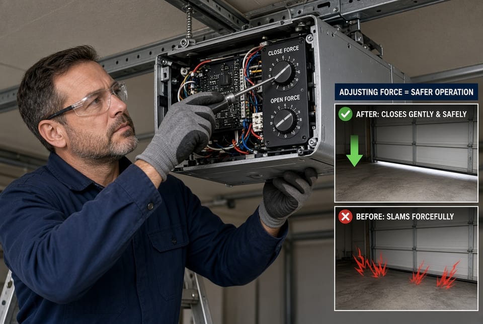The Garage Door Opener Force Adjustment: Preventing Injury