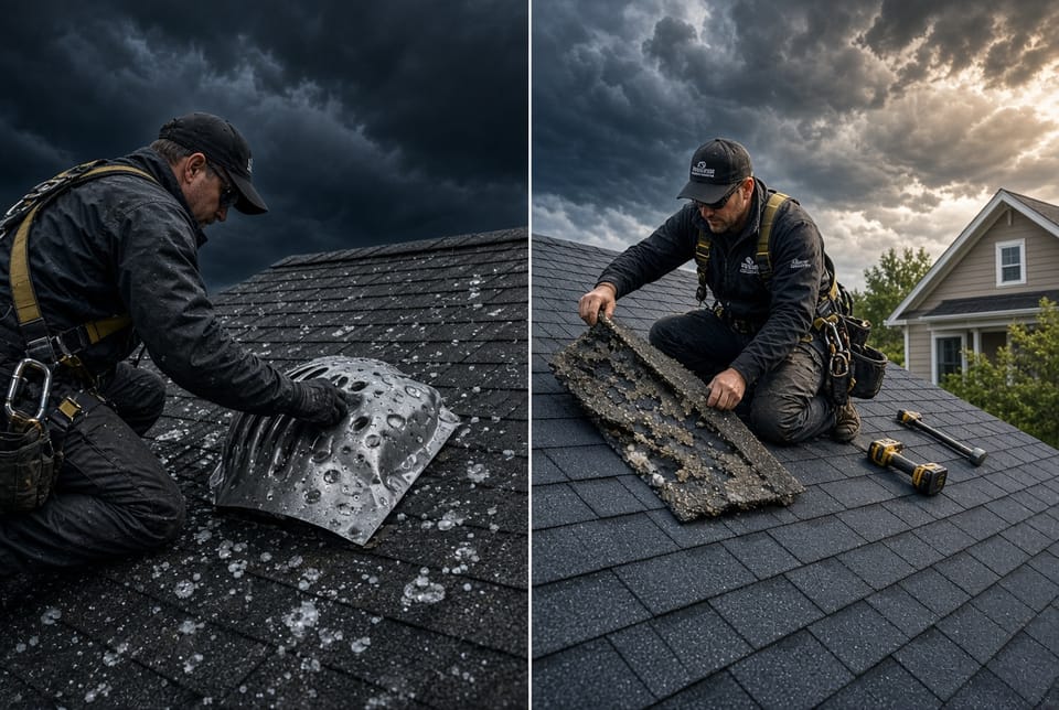 The Roof Hail Damage: What to Look For After a Storm