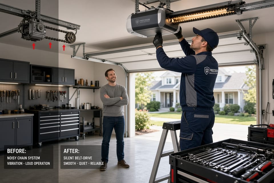The Garage Door Opener Belt Drive: Benefits and Maintenance