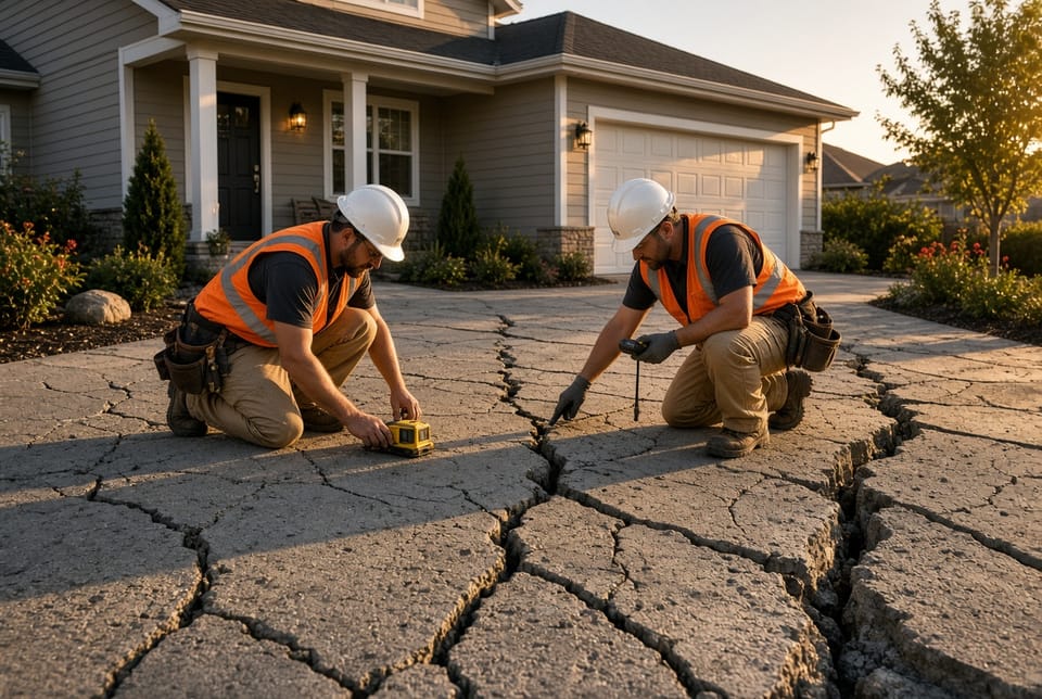 The Concrete Driveway Replacement: When to Replace vs. Repair
