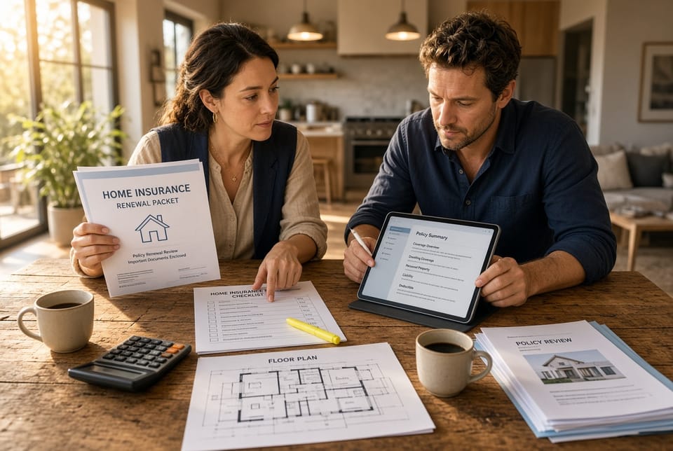 The Home Insurance Renewal: What to Review Each Year